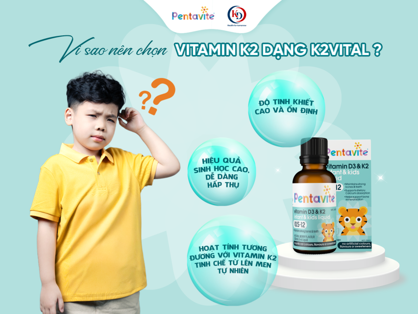 Công Dụng Của Vitamin D3 và K2 2